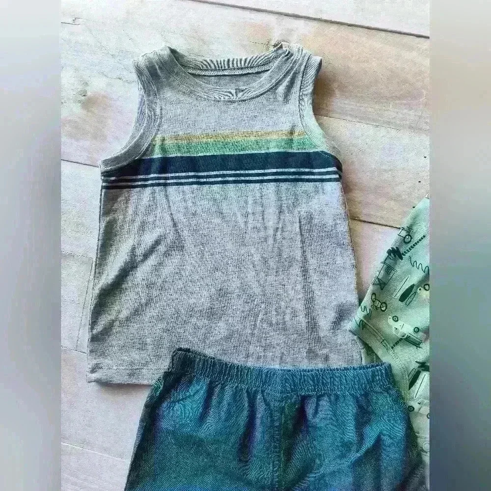 Carter's Boys 3 Piece Surfer Shorts Set New Size 24 Months